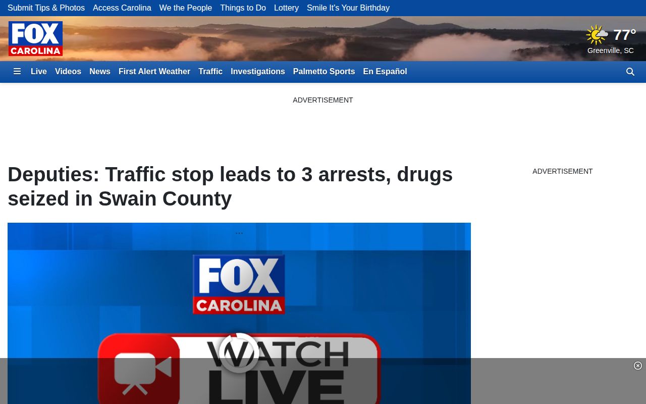 Swain County crime news and booking record article source